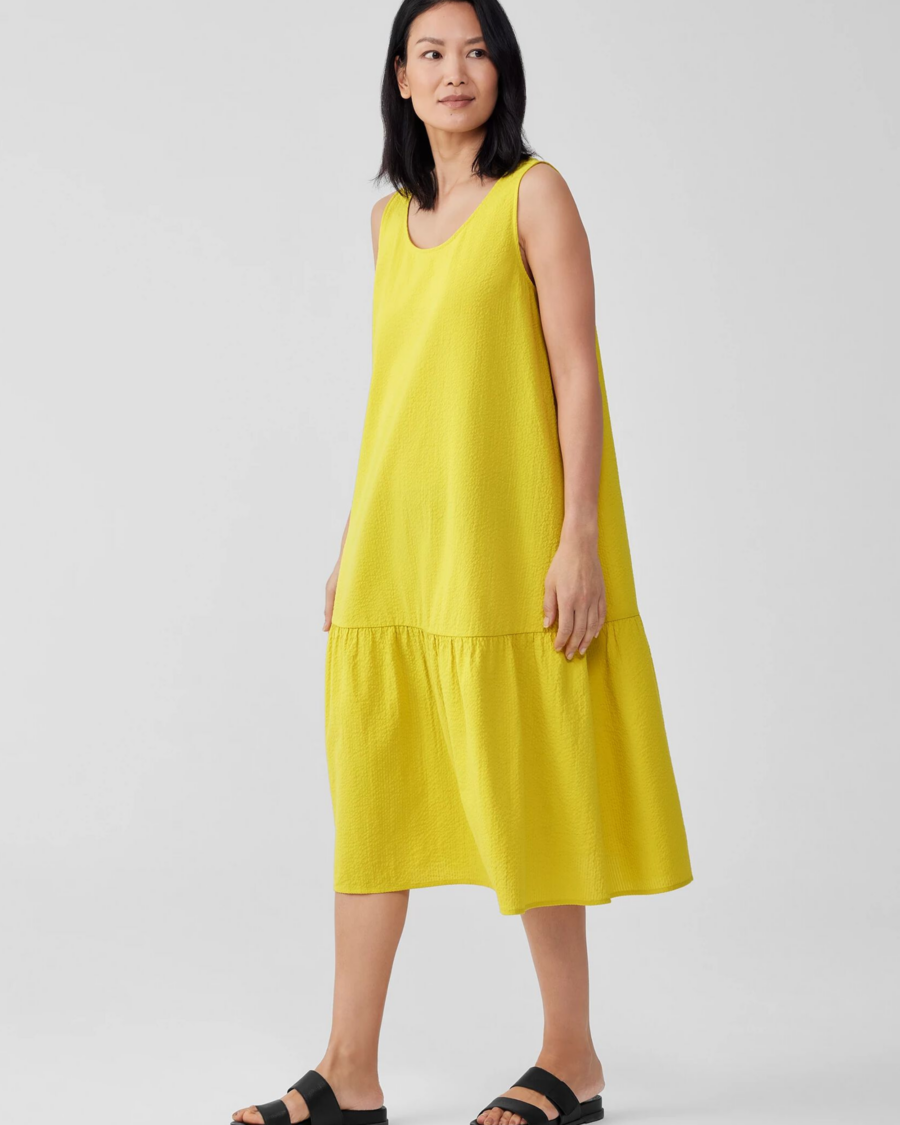 sparkpick features eileen fisher cotton dress  in sustainable fashion
