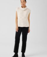 sparkpick features eileen fisher cotton turtleneck top in sustainable fashion