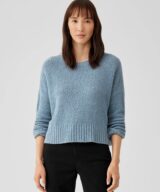 sparkpick features eileen fisher crew neck top in sustainable fashion