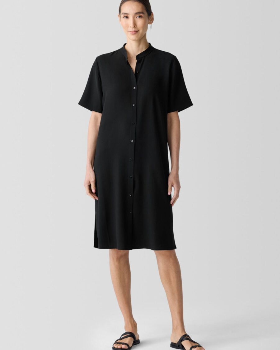 sparkpick features eileen fisher silk dress in sustainable fashion