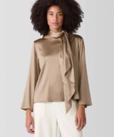 sparkpick features eileen fisher silk scarf in sustainable fashion