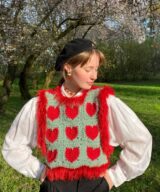 sparkpick features elfdess on etsy kawaii cute crochet vest in sustainable fashion