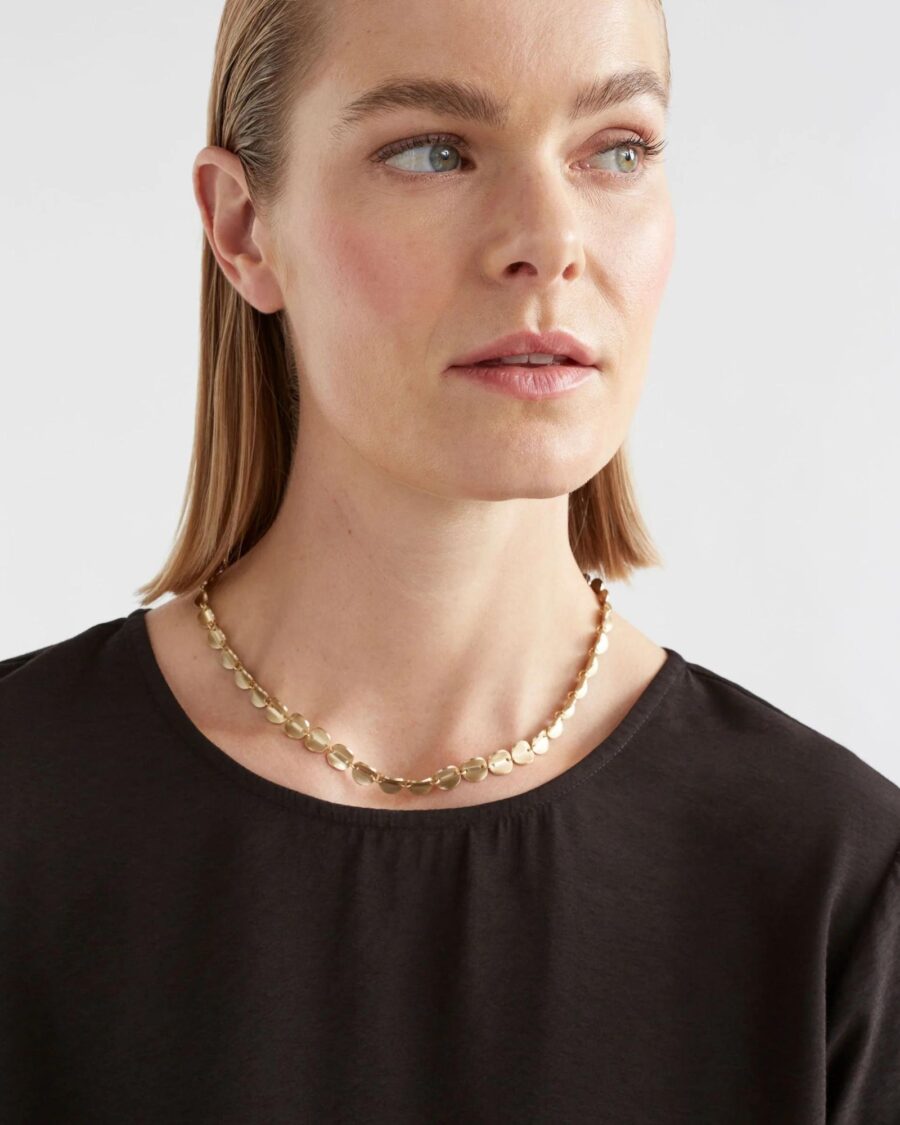 sparkpick features elk torri necklace in sustainable fashion