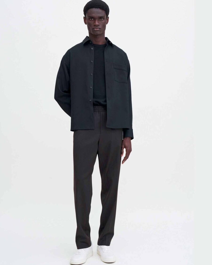 sparkpick features filippa k relaxed wool trousers  in sustainable fashion