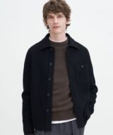 sparkpick features filippa k wool shirt jacket in sustainable fashion