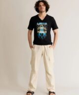 sparkpick features komodo hemp V-nack tee in sustainable fashion