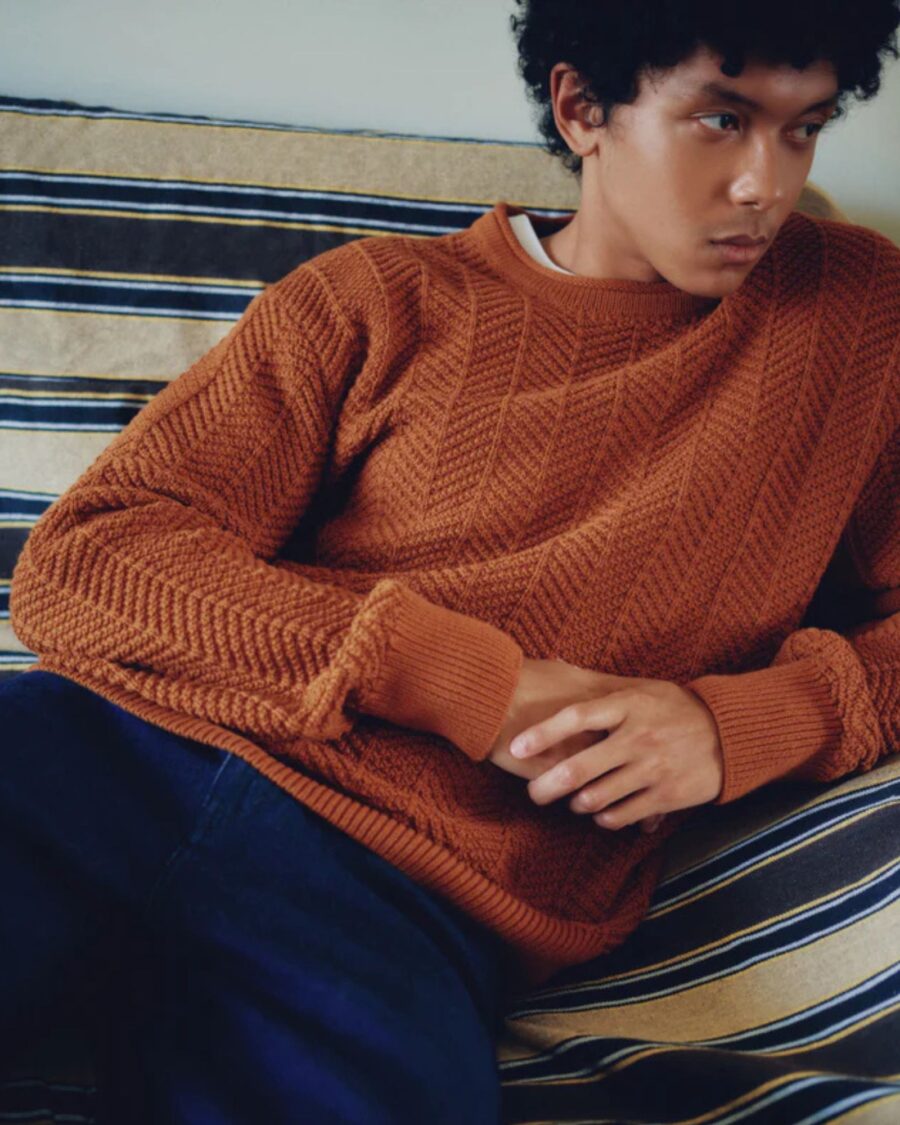 sparkpick features kotn rollneck sweater in sustainable fashion