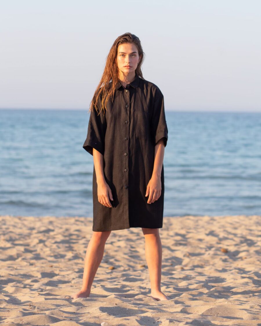 sparkpick features maninthestudio oversized shirt dress in sustainable fashion on etsy