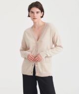 sparkpick features naadam cashmere boyfriend cardigan in sustainable fashion