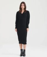 sparkpick features naadam cashmere dress in sustainable fashion