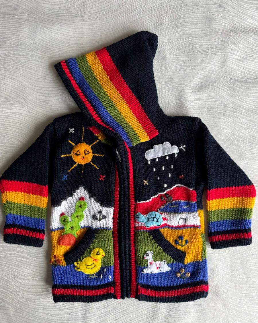 sparkpick features knitchildren peruvian sweater  in eco fashion