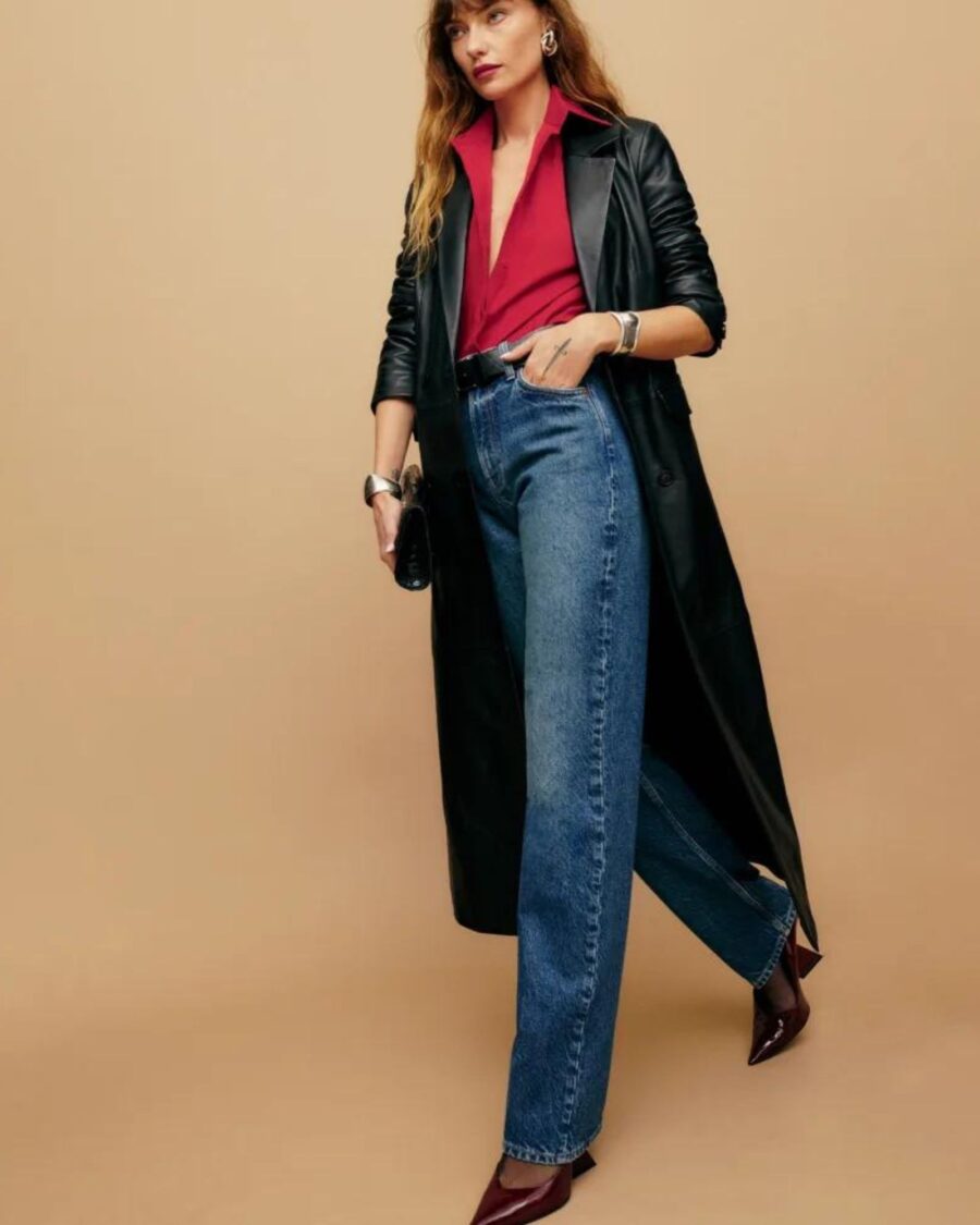 sparkpick features reformation abby jeans in sustainable fashion