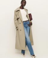 sparkpick features reformation classic trench coat in sustainable fashion