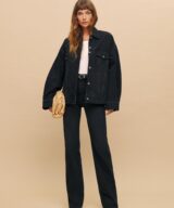 sparkpick features reformation denim jacket in sustainable fashion