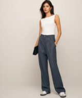 sparkpick features reformation mason pant  in sustainable fashion