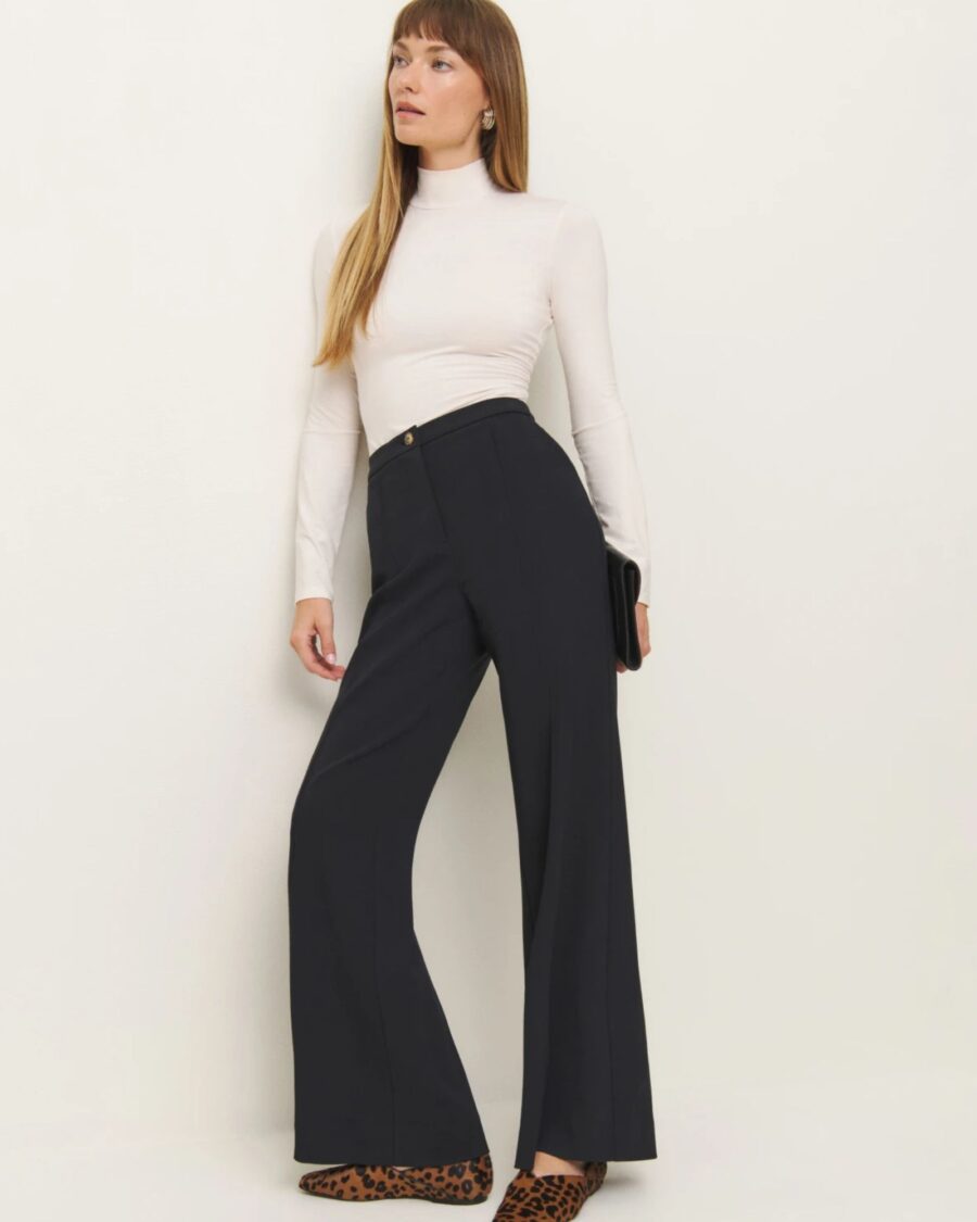 sparkpick features reformation relaxed pants in sustainable fashion