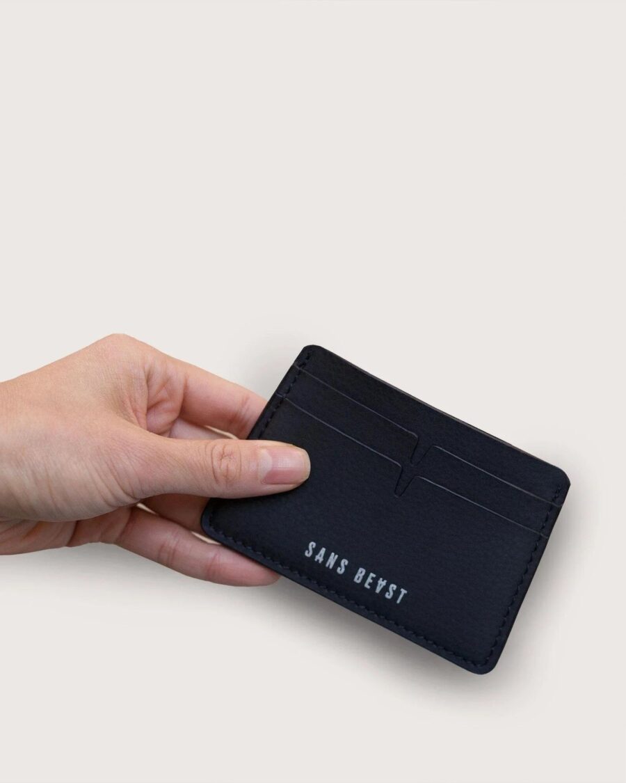 sparkpick features sans beast vegan card holder  in sustainable fashion