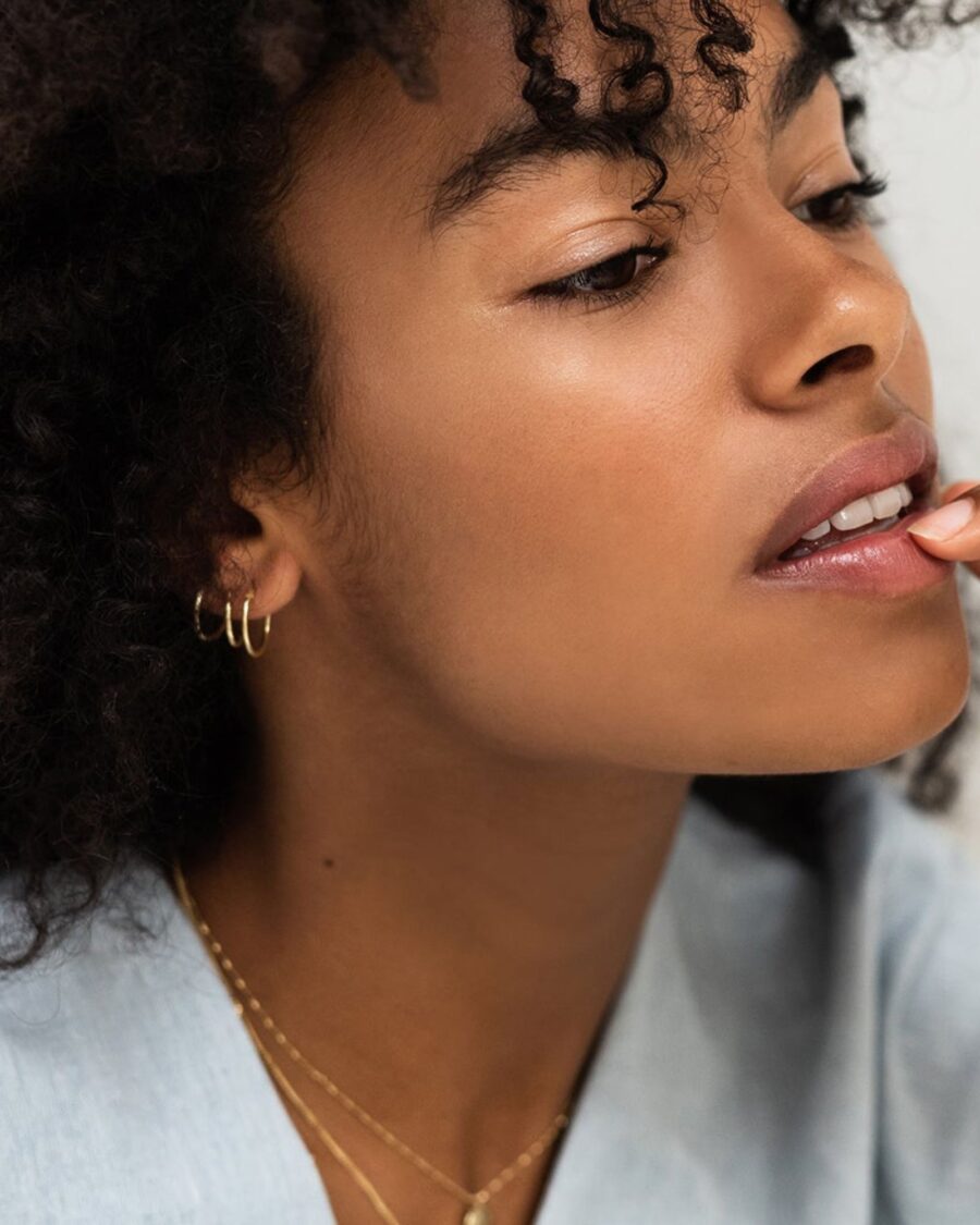 sparkpick features solitude the label urbankissed the gold earhoops in sustainable fashion