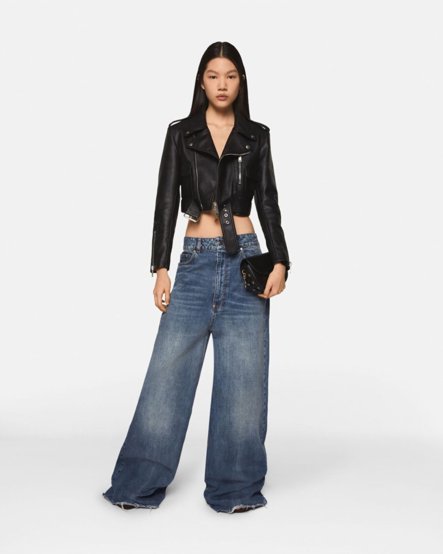 sparkpick features stella mccartney high-rise denim jeans in sustainable fashion