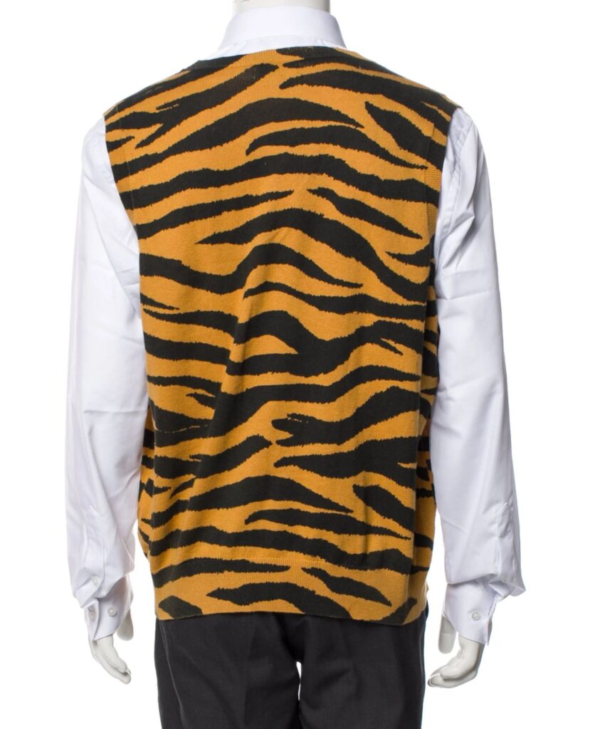 Animal print vest