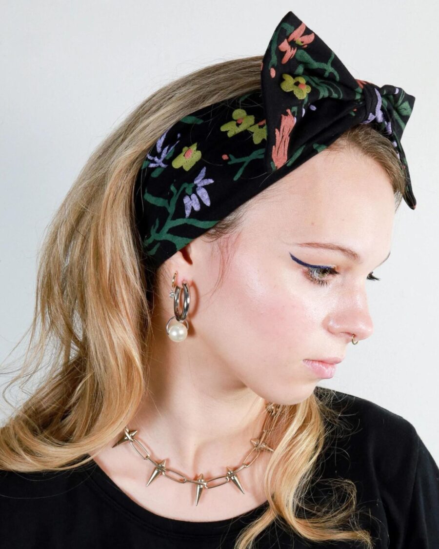 sparkpick features thiefandbandit shop on etsy bow headband in sustainable fashion