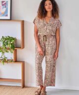 sparkpick features thought wrap jumpsuit in sustainable fashion