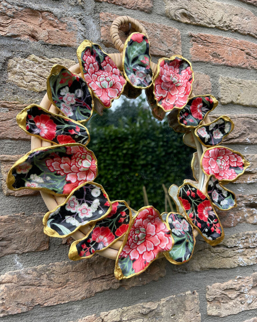 sparkpick features upcycled decorative mirror in eco fashion